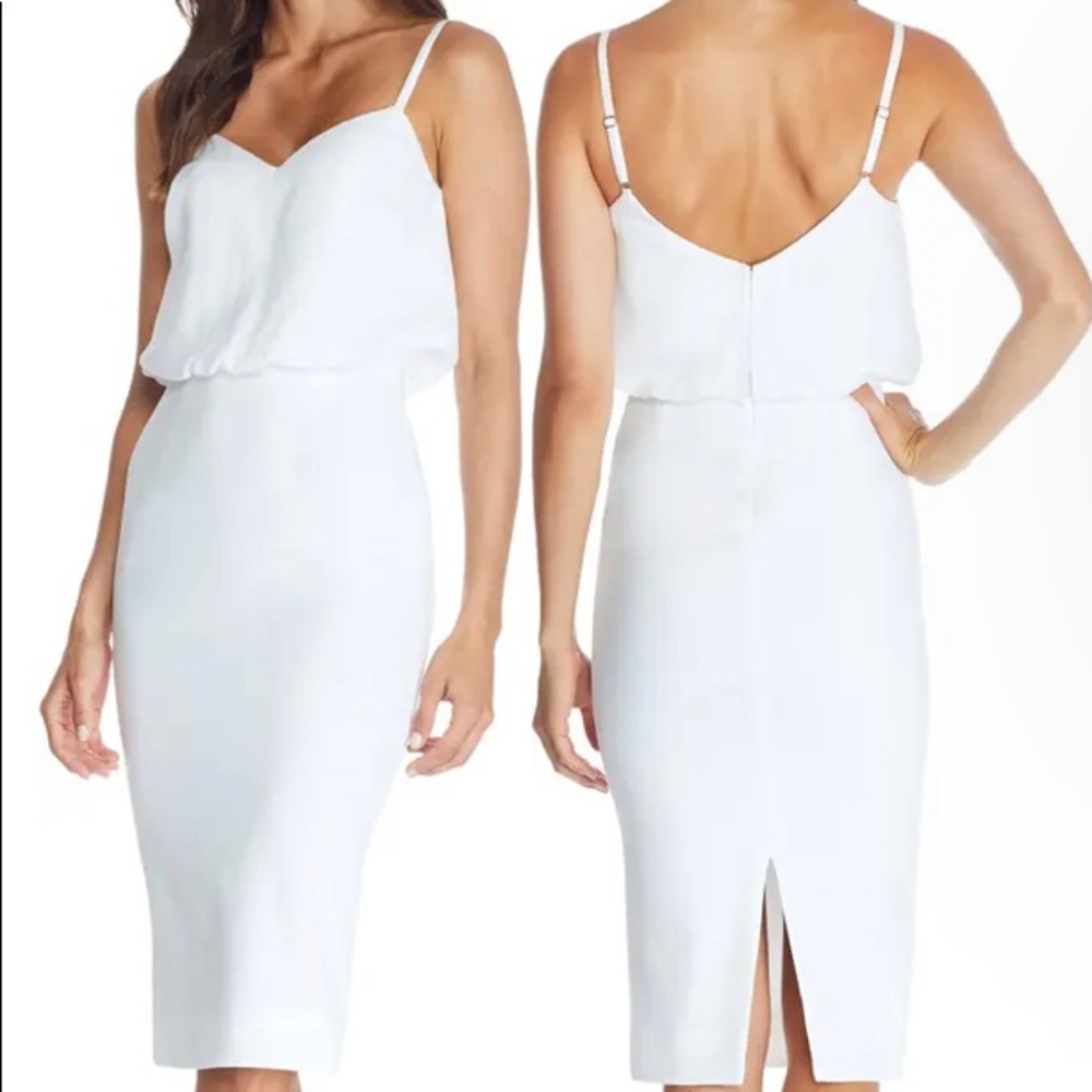New With Tags, Never worn - Dress the Population Alondra Blouson Sheath Dress!